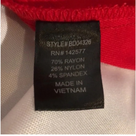 ♥️ 💋 Red valentine bodycon bra top bustier mini dress - Picture 6 of 11